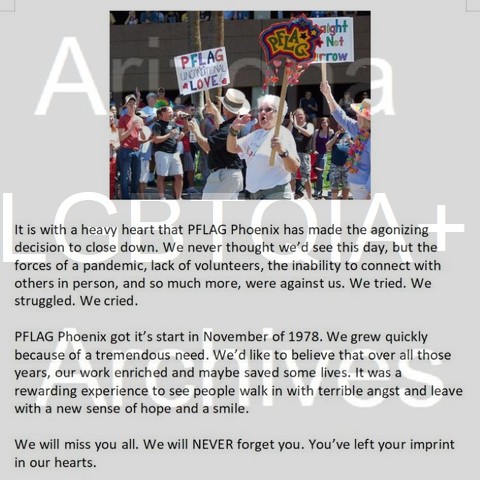 PFLAG Phoenix Shutdown Exhibit 
